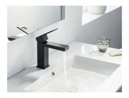 Смеситель «Timo» Briana для Раковины Черный Матовый (7161/03F)