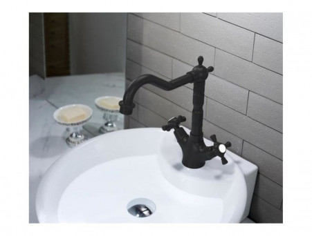 Смеситель «Timo» Nelson для Раковины Черный Матовый (0143/03F)