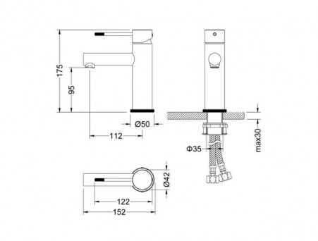 Смеситель «Timo» Saona для Раковины (2361/00F)