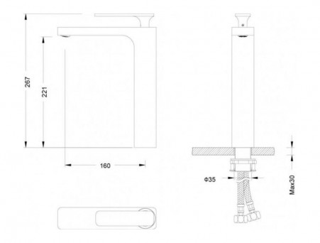 Смеситель «Timo» Torne для Раковины (4311/02F)