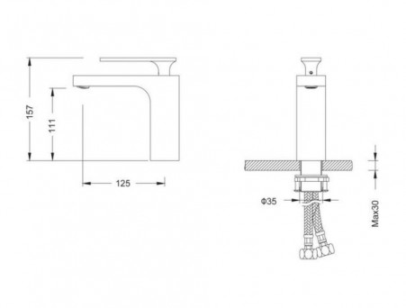 Смеситель «Timo» Torne для Раковины Хром (4361/00F)
