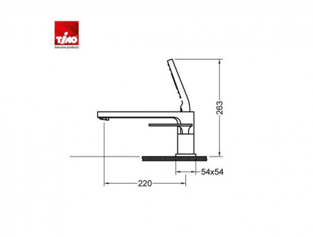 Смеситель на Борт Ванны «Timo» Torne на 4 Отверстия (4330/03Y)