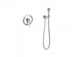 Гигиенический Душ со Смесителем «Timo» Arisa Хром Скрытый Монтаж, Круглый (5309/00SM)