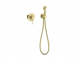 Гигиенический Душ со Смесителем «Timo» Saona Золото Матовое Скрытый Монтаж, Круглый (2389/17SM)