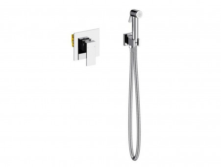 Гигиенический Душ со Смесителем «Timo» Selene Скрытый Монтаж, Квадратный (2089/00SM)