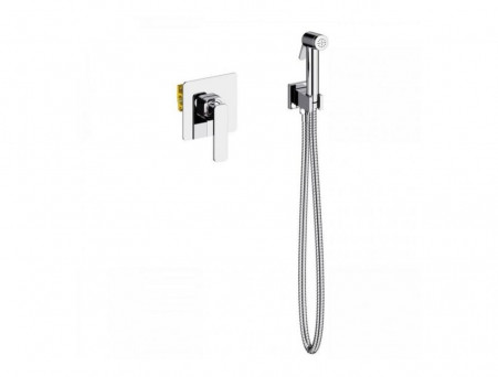 Гигиенический Душ со Смесителем «Timo» Torne Chrome Скрытый Монтаж, Квадратный (4389/00SM)