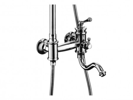 Душевая Стойка «Timo» Adelia Chrome с Изливом, Круглая (SX-6010/00)