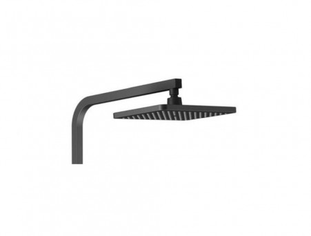 Душевая Стойка «Timo» Черная Матовая с Изливом, Прямоугольная (SX-4320/03)