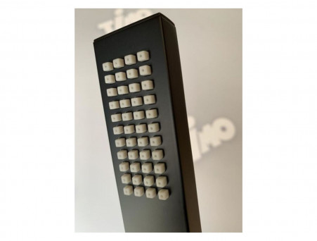 Душевой Комплект «Timo» Briana Черный Матовый с Изливом, Прямоугольный (SX-7119/03SM)