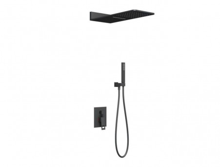 Душевой Комплект «Timo» Briana Черный Матовый, Прямоугольный (SX-7139/03SM)