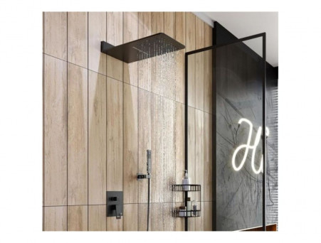 Душевой Комплект «Timo» Briana Черный Матовый, Прямоугольный (SX-7139/03SM)