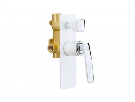 Душевой Комплект «Timo» Helmi Chrome/White, Квадратный (SX-4069/00-16SM)