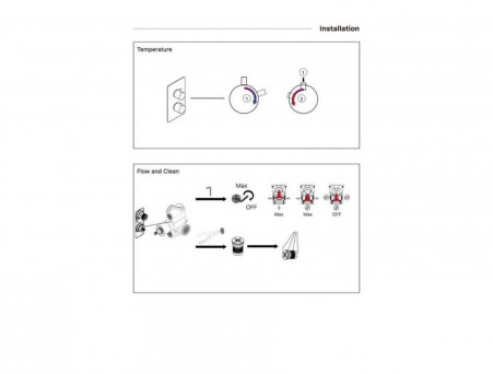 Душевой Комплект «Timo» Petruma Черный Матовый с Термостатом и Изливом, Квадратный (SX-5019/03SM)