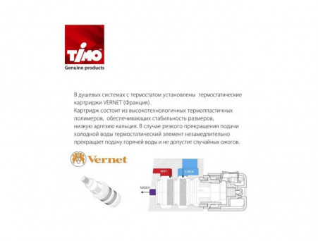 Душевой Комплект «Timo» Petruma Золото Матовое с Термостатом, Квадратный (SX-5029/17SM)