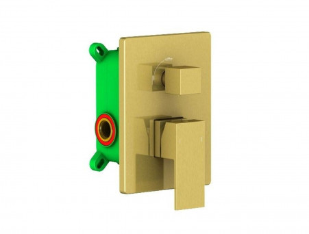 Душевой Комплект «Timo» Selene Золото Матовое, Квадратный (SX-2069/17SM)