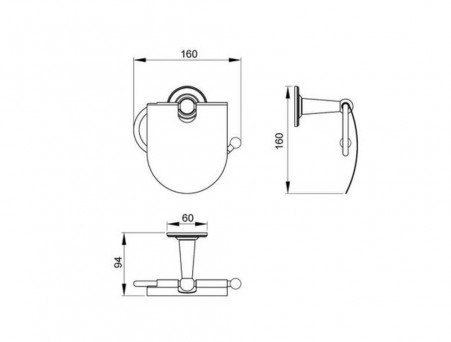 Держатель Туалетной Бумаги «Timo» Nelson Хром, Круглый (150042/00)