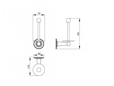 Держатель Туалетной Бумаги «Timo» Nelson Хром, Круглый (150044/00)