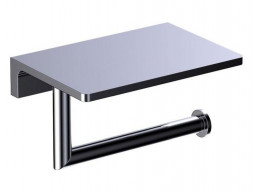 Держатель Туалетной Бумаги «Timo» Selene Хром с Полочкой, Прямоугольный (10040/00)