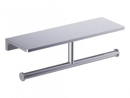 Держатель Туалетной Бумаги «Timo» Selene Хром с Полочкой, Прямоугольный (10045/00)