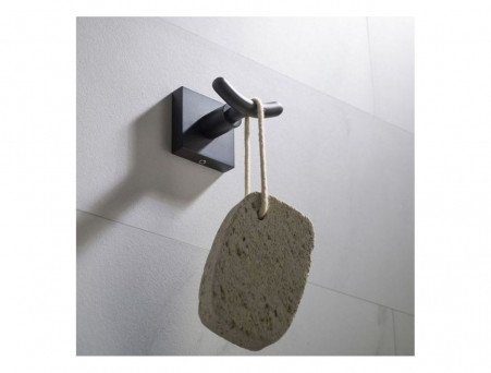 Крючок «Timo» Selene Черный, Квадратный (12012/03)