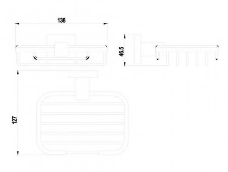 Мыльница «Timo» Selene Chrome (10025/00)