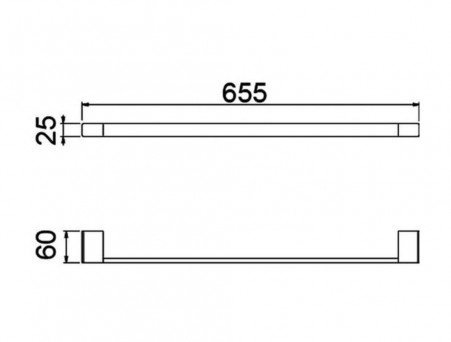 Полотенцедержатель «Timo» Selene Черный (14053/03)