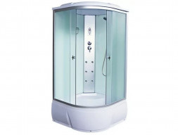 Душевая Кабина «AquaCubic» Глубокий Поддон 110x110x220, Matte White (3204B)