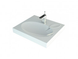 Раковина Акриловая «Andrea» Comfort 600, 600x545