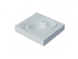 Раковина Акриловая «Andrea» Perla 60, 600x550