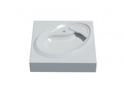 Раковина Акриловая «Madera» Ameli 600, 600x600 (4627173210416)