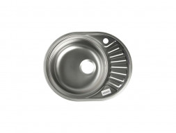 Мойка для Кухни «Vladiks» Овальная, Врезная 570x450 (L-457L)