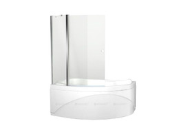 Шторка для Ванны «Aquanet» Alfa 2 Nf7221-2 Pivot, Прозрачное Стекло