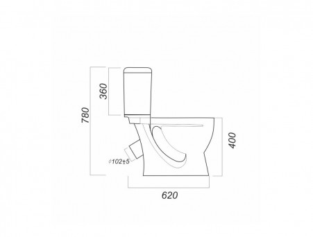 Унитаз Напольный «Sanita» Стандарт (4607019635979)