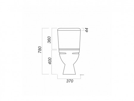 Унитаз Напольный «Sanita» Стандарт (4607019635979)