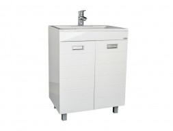 Тумба под Раковину «Домино» Cube Elen 65, Напольная, Белый (DC5002T)