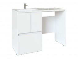 Тумба под Раковину «Айсберг» Космос 120, Напольная, Белый (DA1627T)