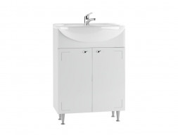 Тумба под Раковину «Айсберг» Классик Уют 60, Напольная, Белый (DA1022T)