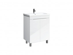 Тумба под Раковину «Домино» Optima Elen 65, Напольная, Белый (DO1905T)