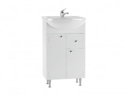 Тумба под Раковину «Айсберг» Классик Уют 50, Напольная, Белый (DA1015T)