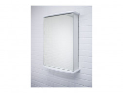 Зеркало-Шкаф для Ванной «Айсберг» Милана 50, Подвесное, Белый (DA1062HZ)