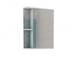 Зеркало-Шкаф для Ванной «Айсберг» Норма 1-55, Подвесное, Белый (DA1604HZ)