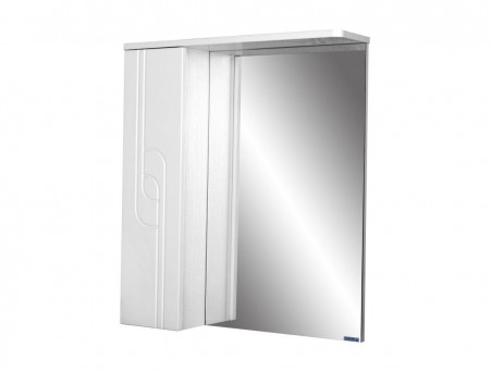 Зеркало-Шкаф для Ванной «Айсберг» Лилия 50, Подвесное, Белый (DA2004HZ)