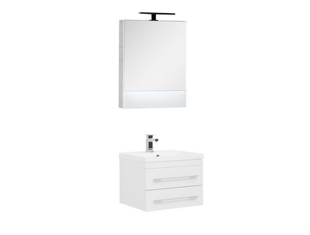 Комплект Мебели для Ванной «Aquanet» Нота New 58 Белый (Камерино) (00230291)