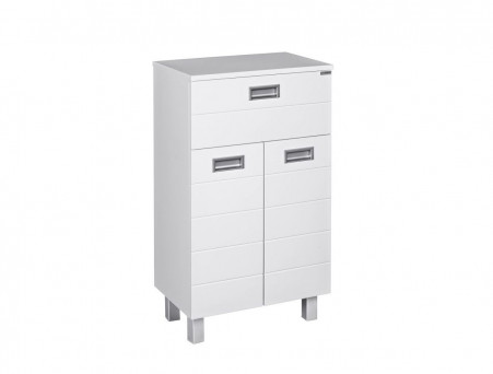 Комод для Ванной «Домино» 50 Cube, Напольный, Белый (DC5015K)