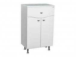 Комод для Ванной «Айсберг» 50 Волна, Напольный, Белый (DA1001K)