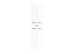 Пенал для Ванной «Домино» 50 Rich, Напольный, Белое Дерево (DR6014P)