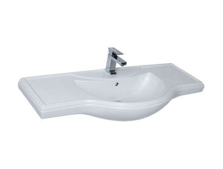 Раковина Накладная «Rosa Kirovit» Классик 105, Прямоугольная, Белый (4640021060926)