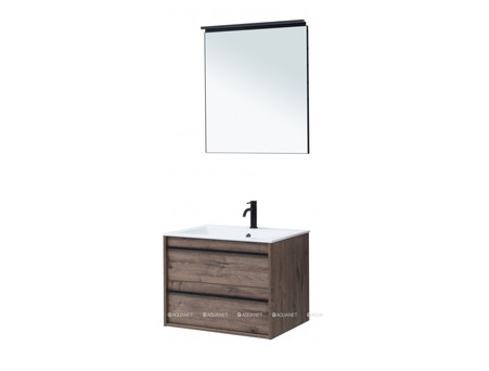 Комплект Мебели для Ванной «Aquanet» Lino 70 Дуб Веллингтон (00271954)