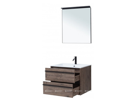 Комплект Мебели для Ванной «Aquanet» Lino 70 Дуб Веллингтон (00271954)