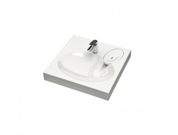 Раковина над Стиральной Машиной «Marrbaxx» Смайл 60, Прямоугольная, Белый (V55D1)